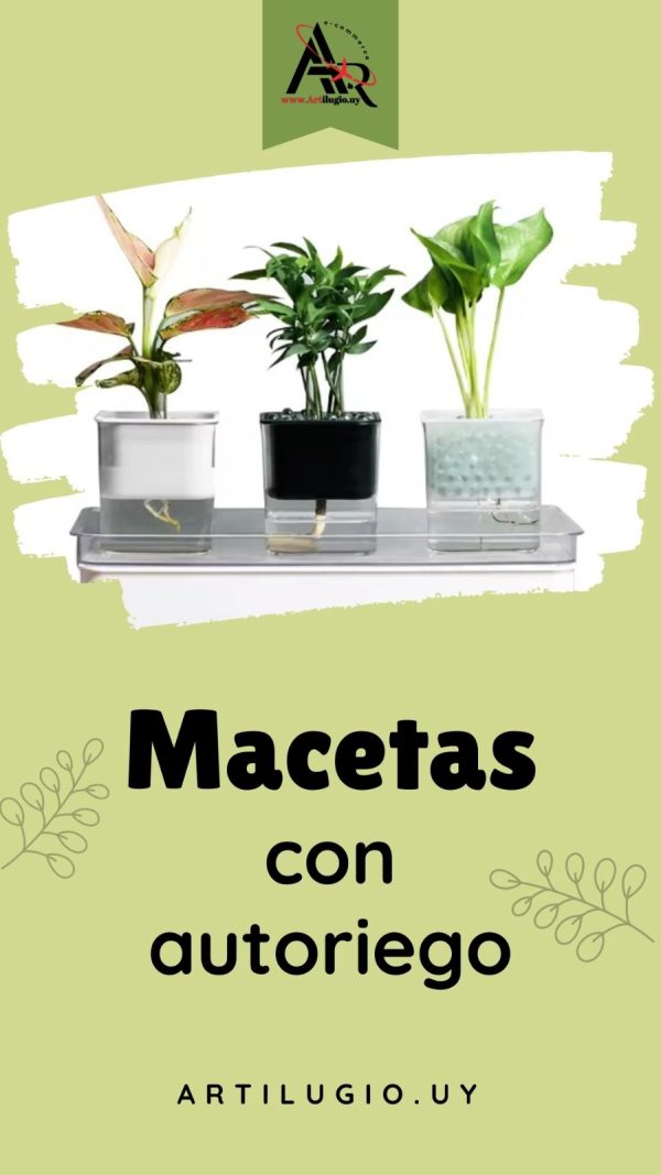 Macetas Auto Riego